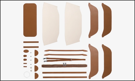 Shell Laptop Bag DIY Kit—leather Shell Laptop Bag DIY Kit—leather