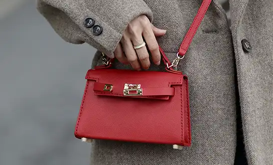 Leather Bag Kit-red