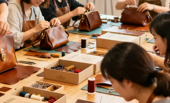 DIY Leather bag kit-Handicraft Workshop