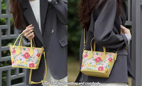 small tote bag handbag and crossbody