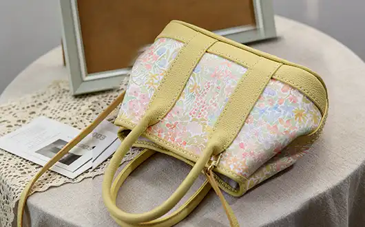 DIY Leather Commuter Bag Final Product