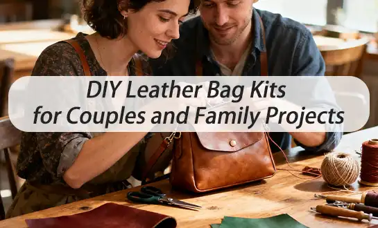 DIY Leather Bag Kits for Couples and Family Projects