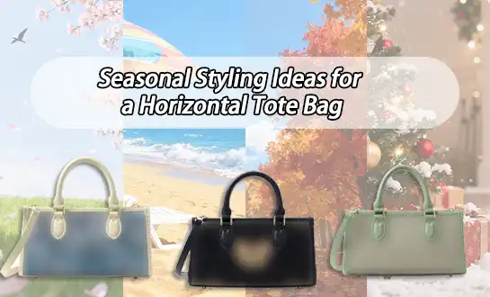 Seasonal Styling Ideas for a Horizontal Tote Bag