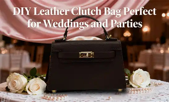 DIY Leather Clutch Bag: Perfect for Weddings and Parties